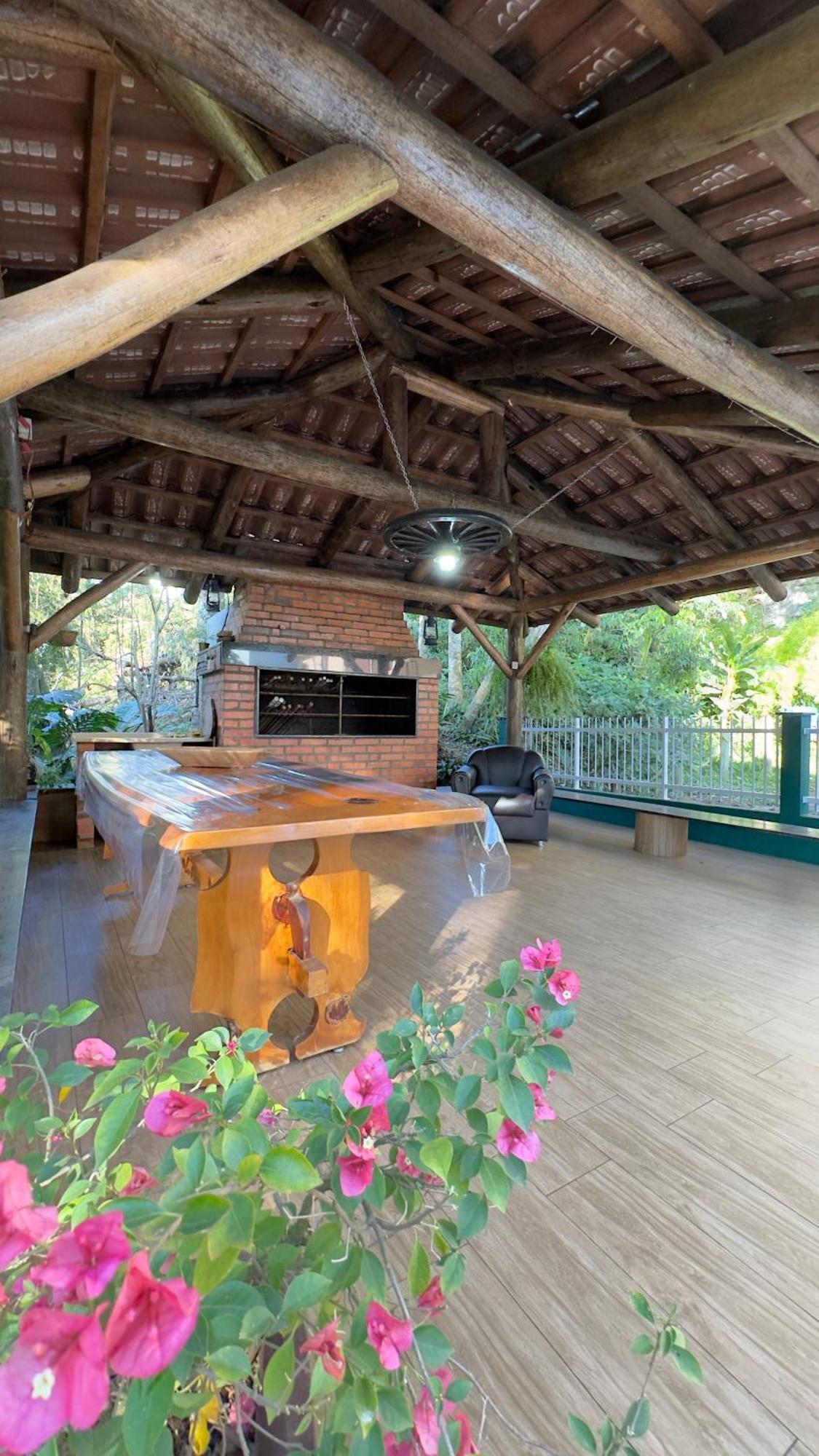 Casa Das Bromelias- 2 Quartos Climatizados -Casa Com Quiosque Em Meio A Natureza! Piratuba Exterior photo